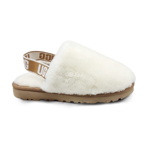 Женские сандалии Ugg Fluff Yeah Clog White