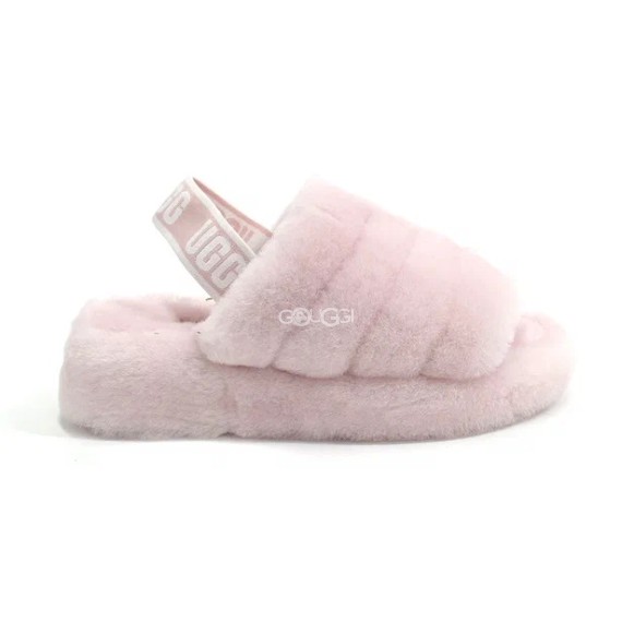 Женские сандалии Ugg Fluff Yeah Slide Light Pink