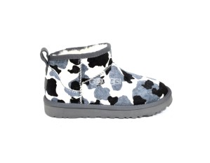 Ultra Mini Cow Print Grey