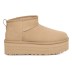 Женские ультра мини угги на платформе UGG Classic Ultra Mini Platform Mustard Seed