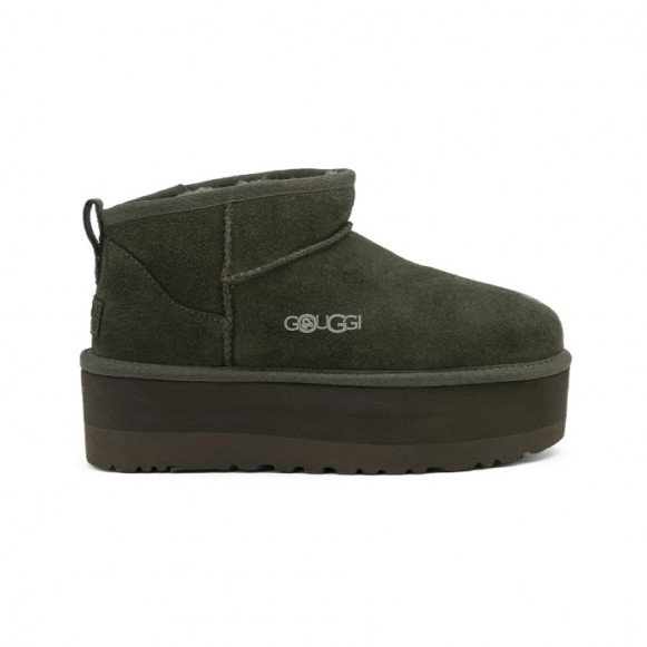 Женские ультра мини угги на платформе Ultra Mini Platform Boot - Forest Night