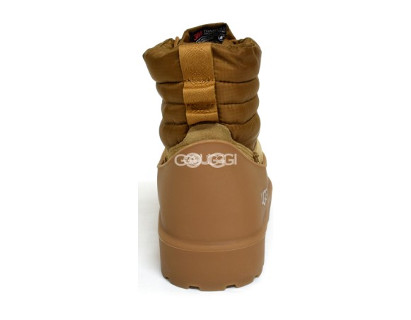 Женские мини угги Classic Mini Lace-Up Weather Chestnut