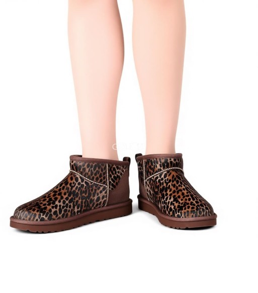 Женские ультра мини угги Ugg Ultra Mini Caspian Leo