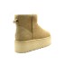Женские мини угги на платформе Ugg Classic Mini Platform Sand