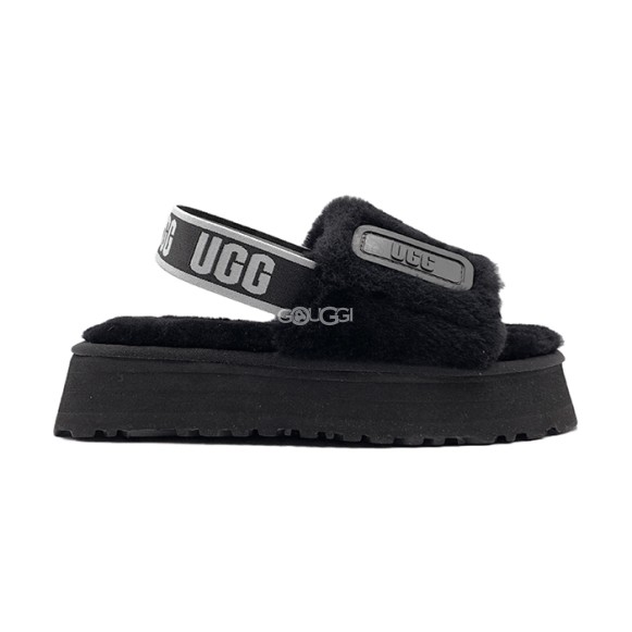 Женские сандалии Disco Slide Seashell Black