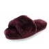 Женские тапочки Fluff Slide Slippers Dark Purple