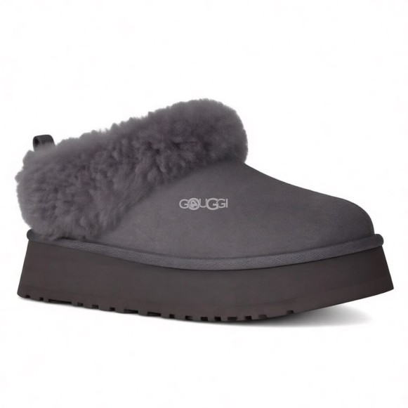 Женские слипоны на платформе Ugg Platform Tazzelle Grey