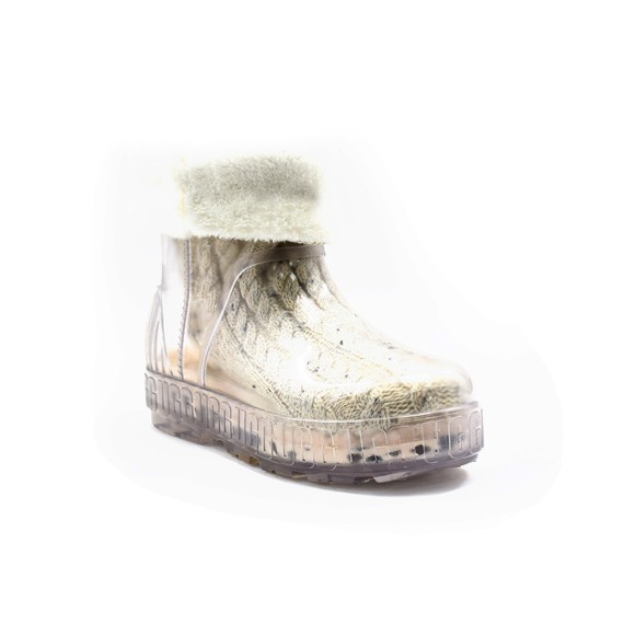 Женские прозрачные короткие угги Ugg Drizlita Clear Boot Natural