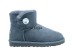 Женские мини угги с пуговицей Mini Bailey Button Bling Grey