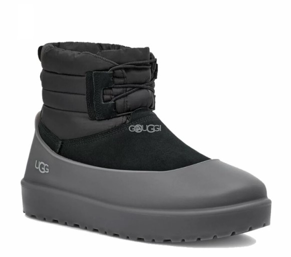 Мужские мини угги Ugg Mens Classic Mini Lace-up Weather Black