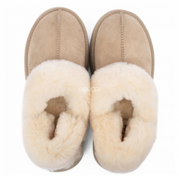 Женские тапочки Ugg Slippers Disquette Sand